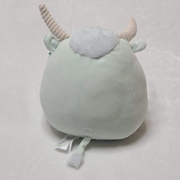 Squishmallows Iver The Highland Cow Plush 8" Mint Green Stuffed Toy Longhorn - Picture 6 of 12